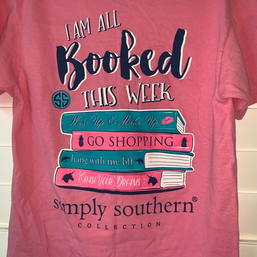 Simply Southern “All Booked This Week” Shirt